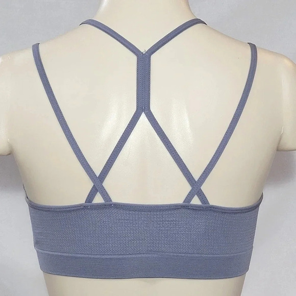 XS Xhilaration Strappy Back Jacquard Bralette Slate Gray NWT  New with T - Picture 3 of 5